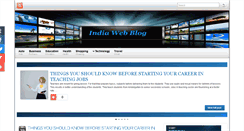 Desktop Screenshot of indiaweblogs.com
